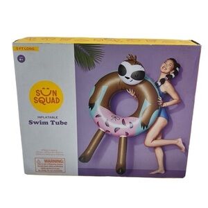 Get Ready to Soak up the Sun with SUN SQUAD's Inflatable Swim‎ Tube